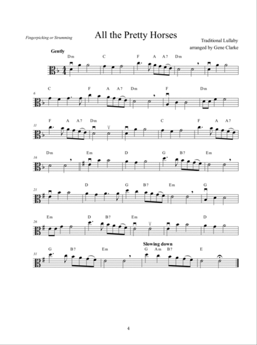 Easy to Play Viola Airs and Ballads School and Community scores gallery preview page 5