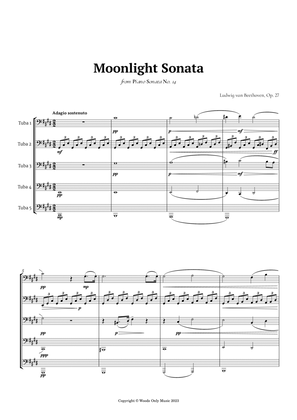Moonlight Sonata by Beethoven for Tuba Quintet