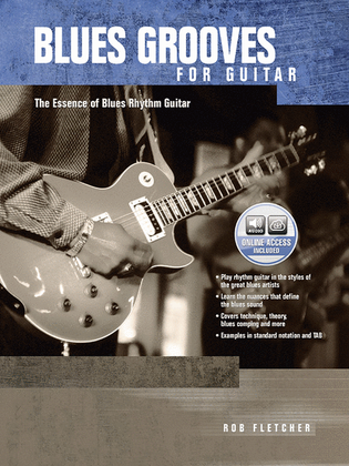 Book cover for Blues Grooves for Guitar