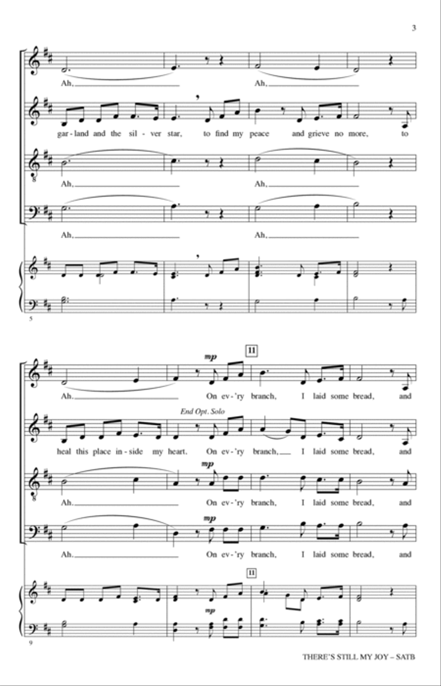 There's Still My Joy (arr. Audrey Snyder) 4-Part scores gallery preview page 2