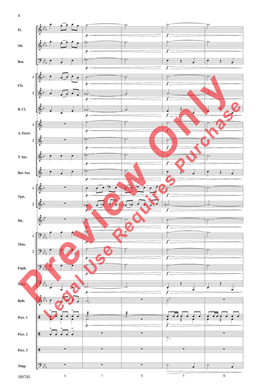 Fiesta! Concert Band scores gallery preview page 4