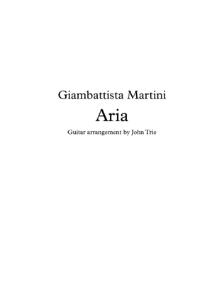 Aria - guitar tablature