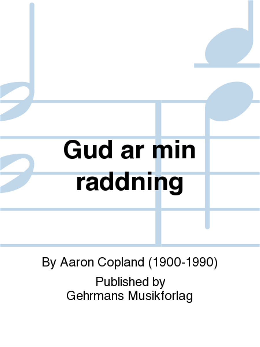Gud ar min raddning 4-Part scores gallery preview page 1