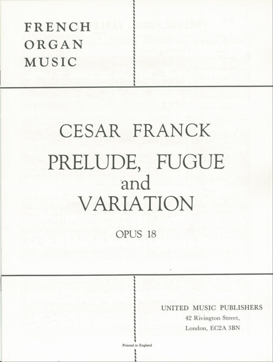 Prélude, Fugue et Variation Op.18