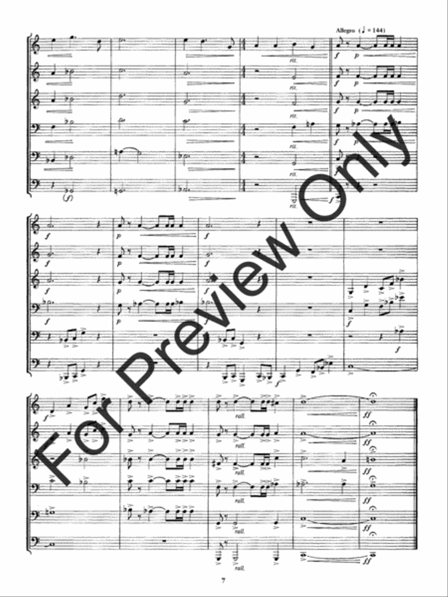 Chorale and Fugato Baritone Horn BC scores gallery preview page 9
