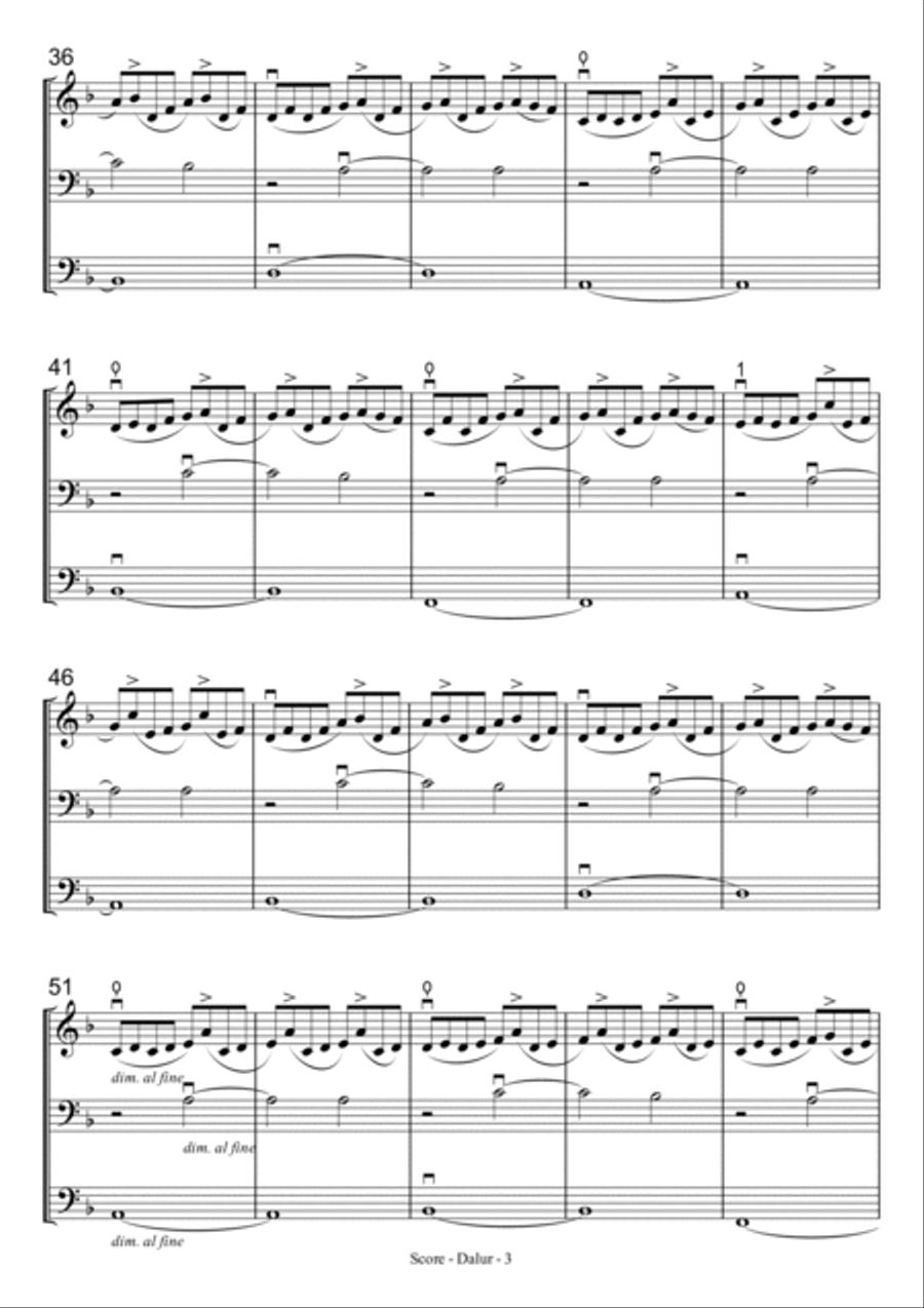 Dalur Dalur Small Ensemble scores gallery preview page 3