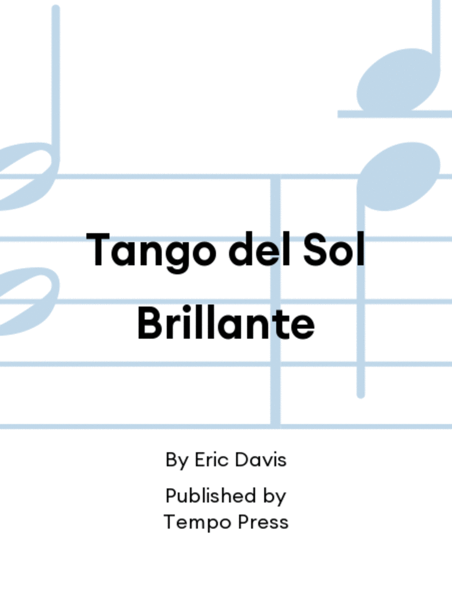 Tango del Sol Brillante Tango del Sol Brillante Orchestra scores gallery preview page 1