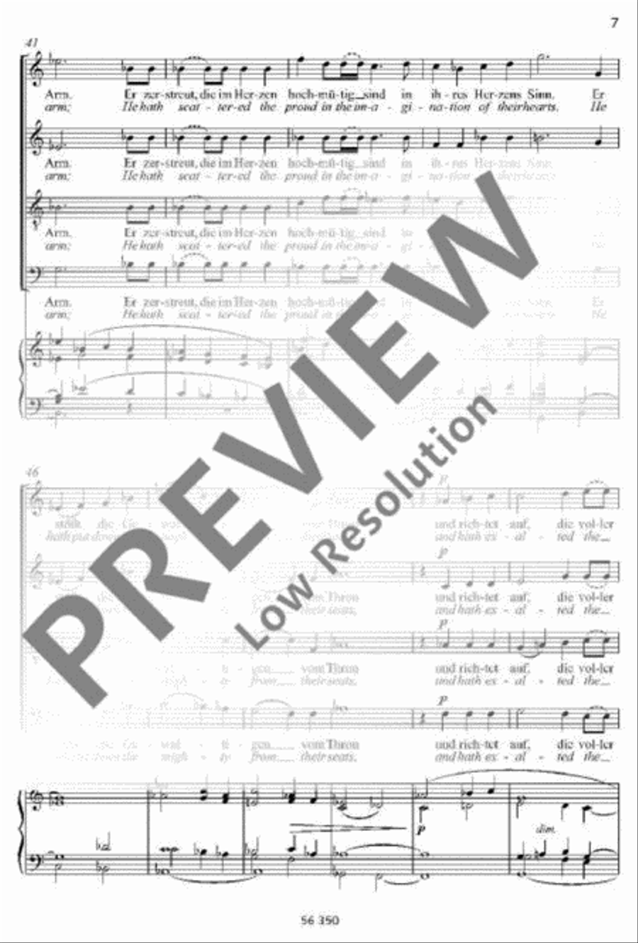 Magnificat Magnificat 4-Part scores gallery preview page 6