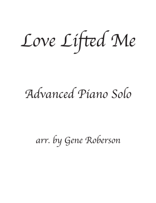 Book cover for Love Lifted Me Piano Solo