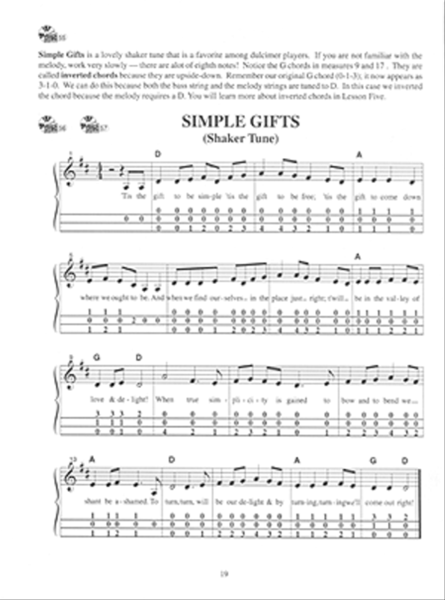First Lessons Dulcimer Dulcimer scores gallery preview page 4