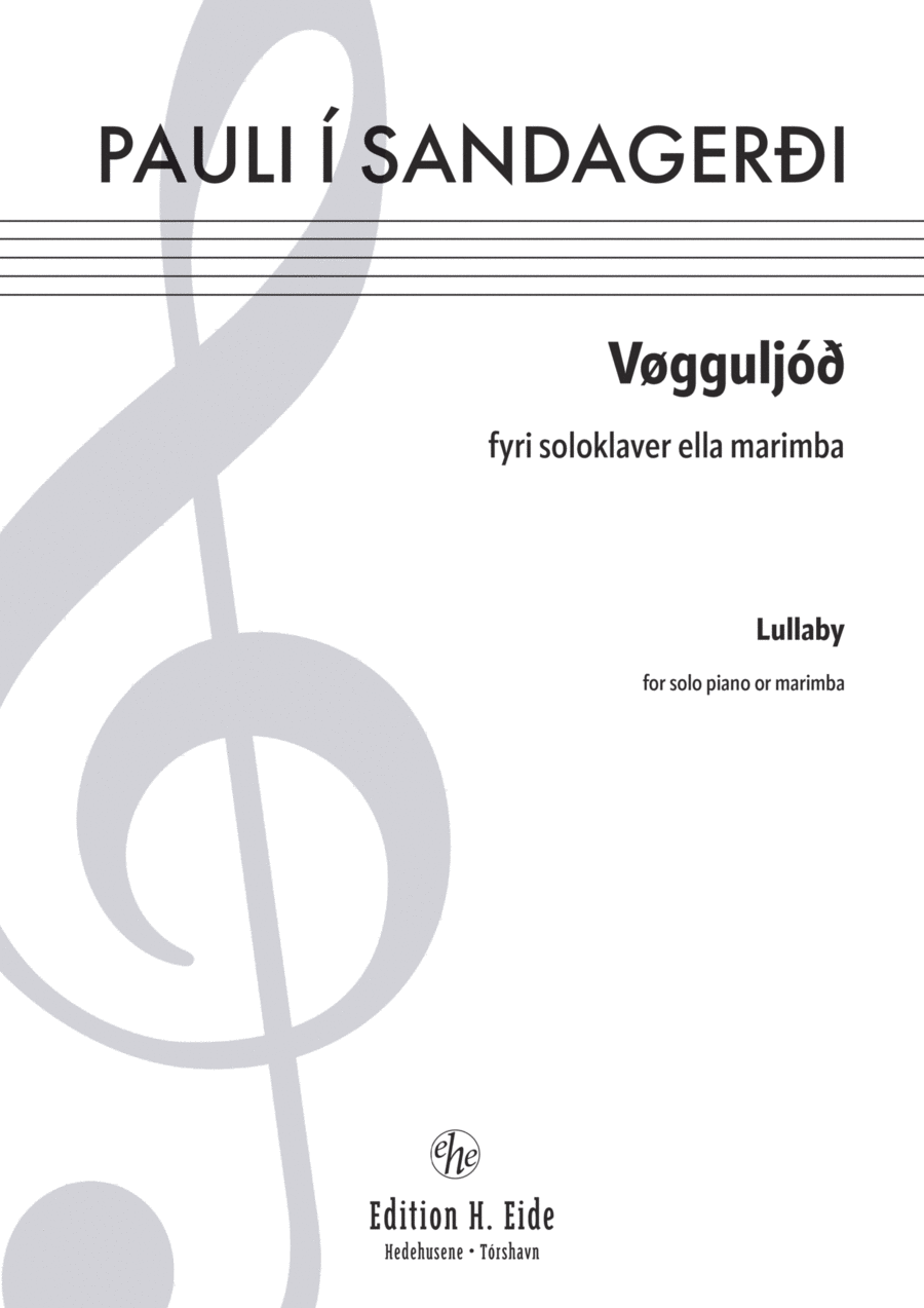 Lullaby / Vøgguljóð Piano Solo scores gallery preview page 1