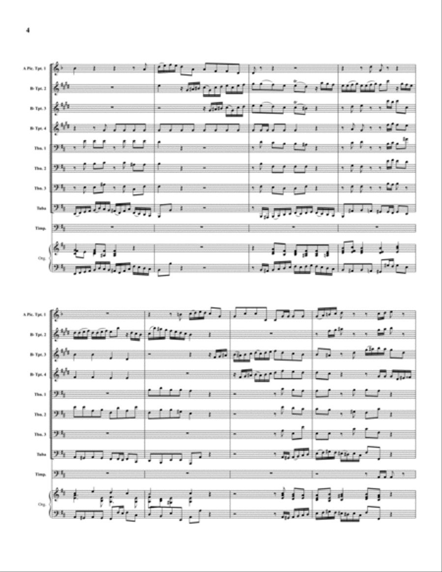 Chorale No. 64 Chorale No. 64 Brass Ensemble scores gallery preview page 4