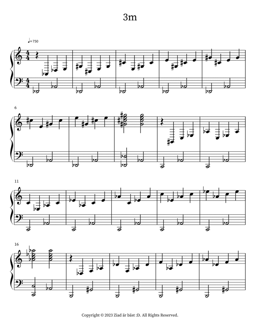 3m 3m Piano scores gallery preview page 1