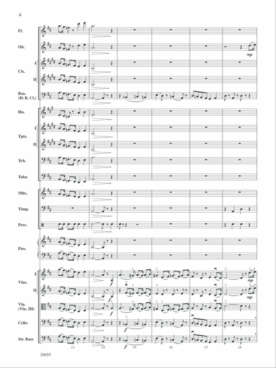 Robin Hood and His Merry Men: Score Full Orchestra scores gallery preview page 4