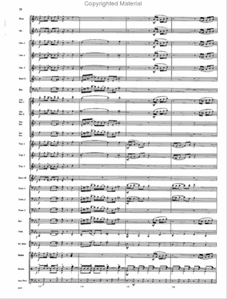 A Scott Joplin Retrospective Concert Band scores gallery preview page 27
