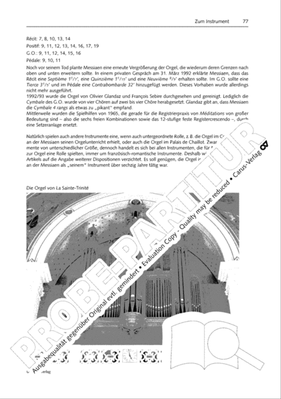 Orgelschule zur historischen Auffuhrungspraxis Organ Solo scores gallery preview page 78