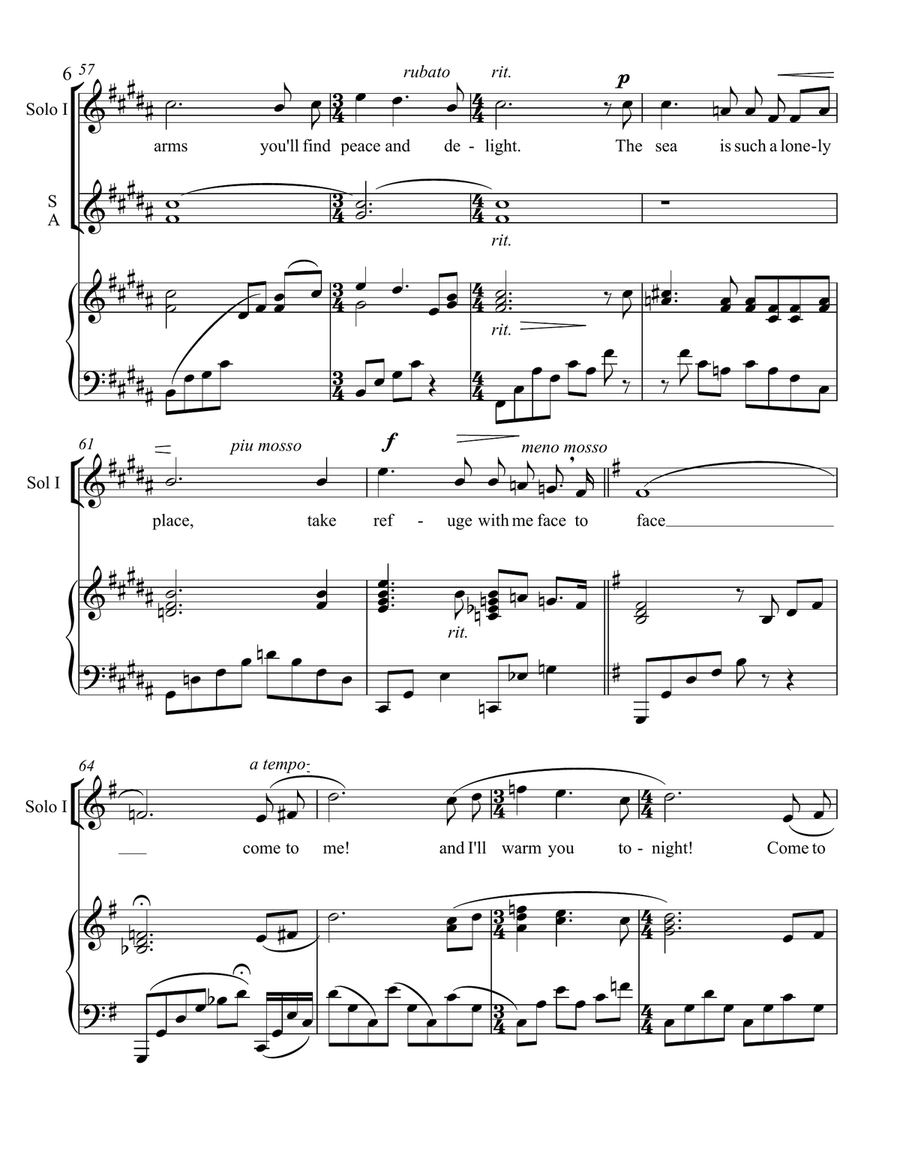 Siren's Call Choir scores gallery preview page 6
