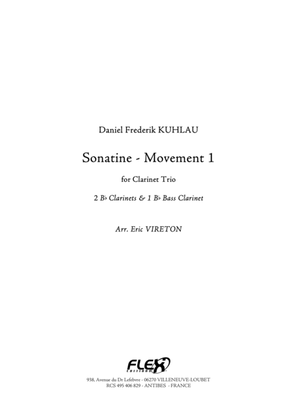 Book cover for Sonatine - Mvt. 1