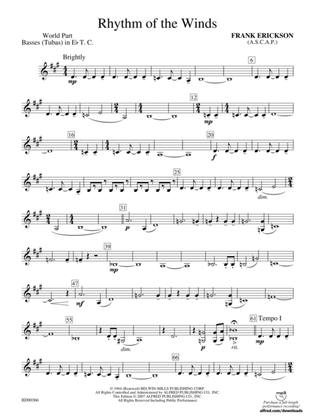 Rhythm of the Winds: (wp) E-flat Tuba T.C.