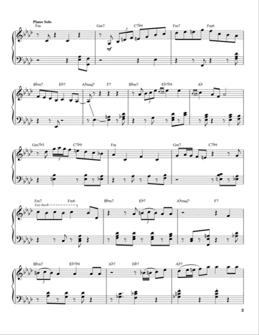 Lullaby Of Birdland Piano scores gallery preview page 3