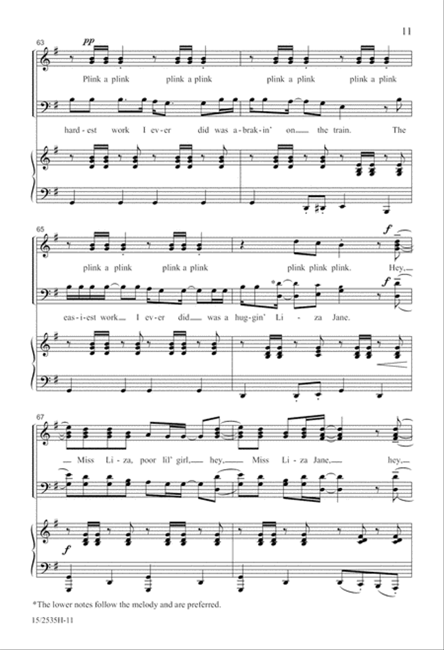 Folk Song Jubilee Folk Song Jubilee 4-Part scores gallery preview page 11