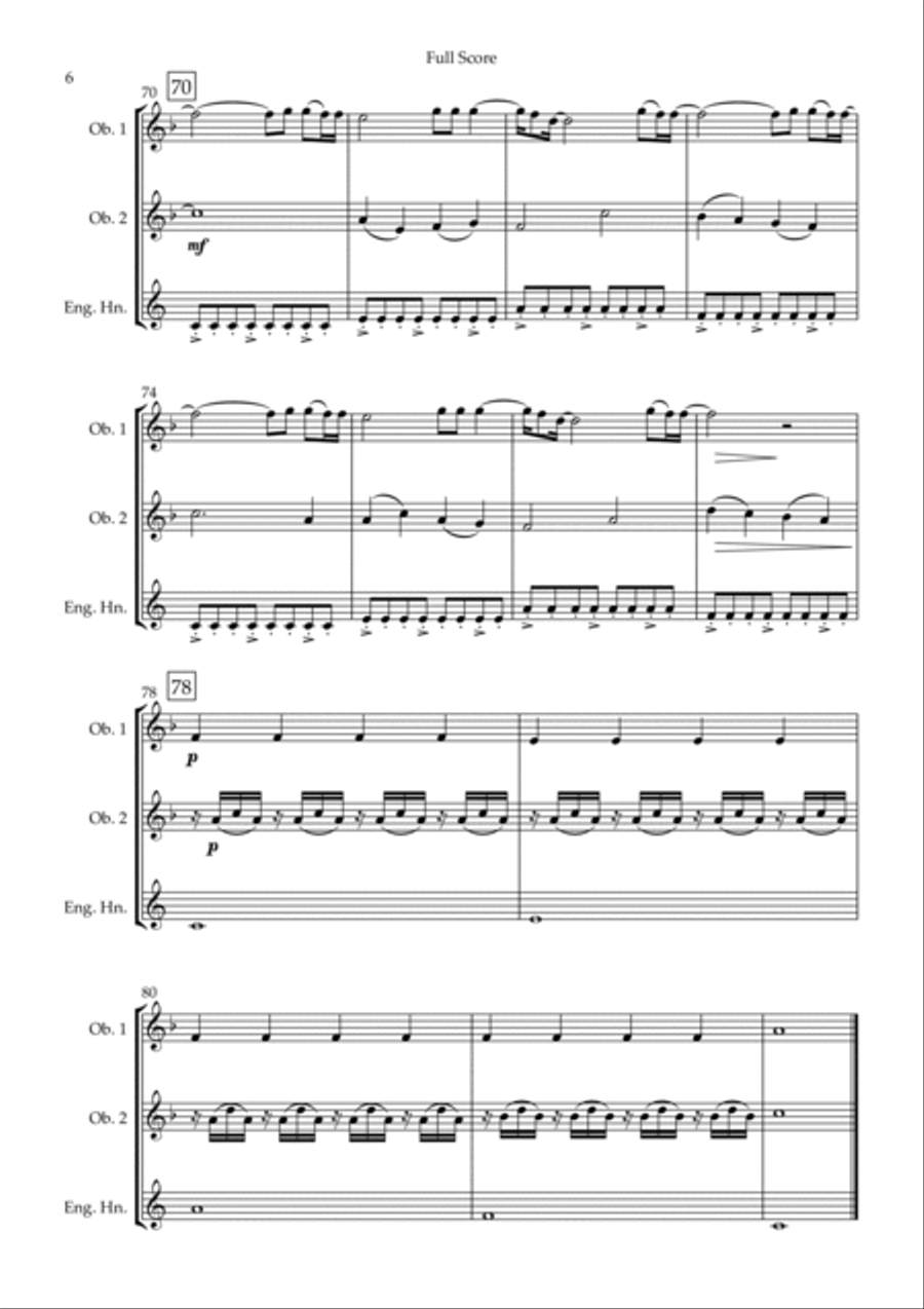 You Say Woodwind Trio scores gallery preview page 6
