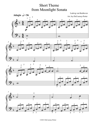 Moonlight Sonata for Early Players