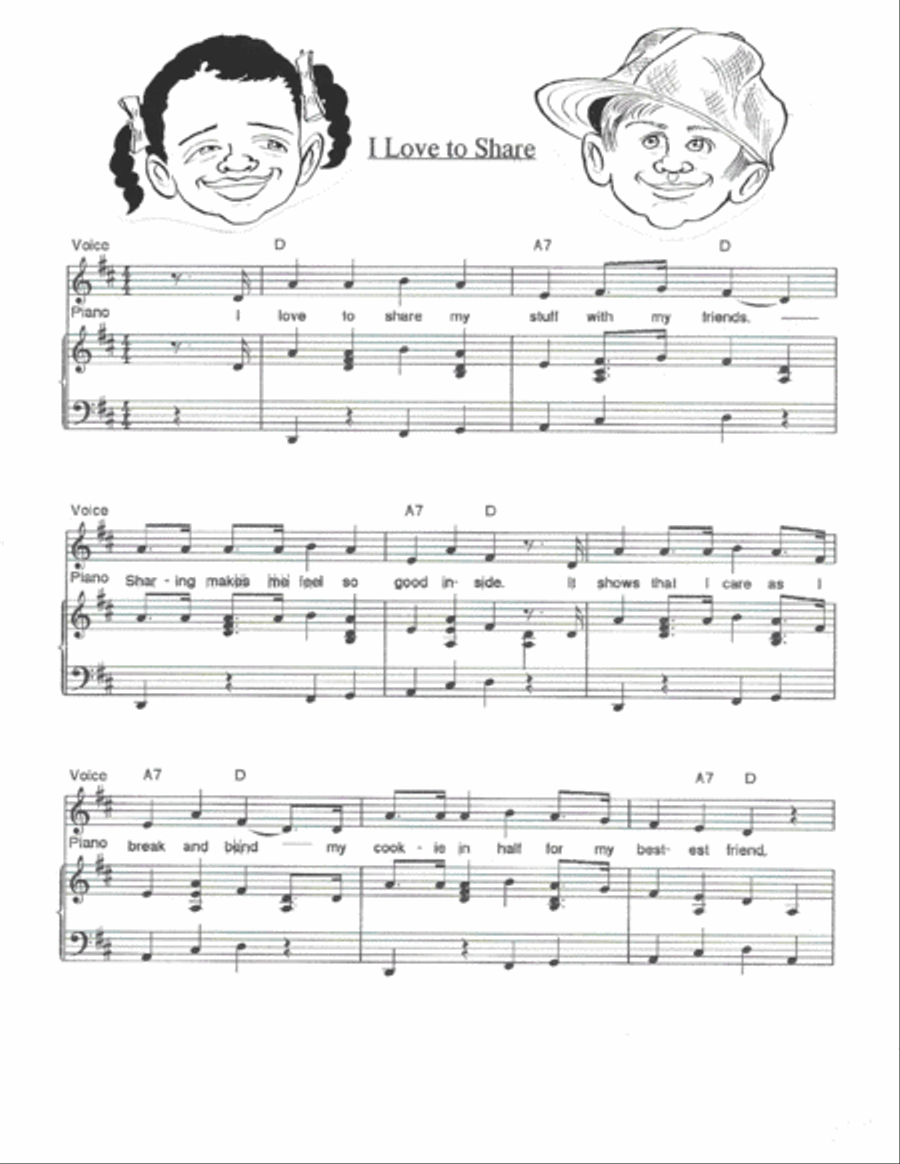 Puddle Jumpin'... A Songbook for Children of All Ages: Demo Sheet Music Unison Choir scores gallery preview page 3