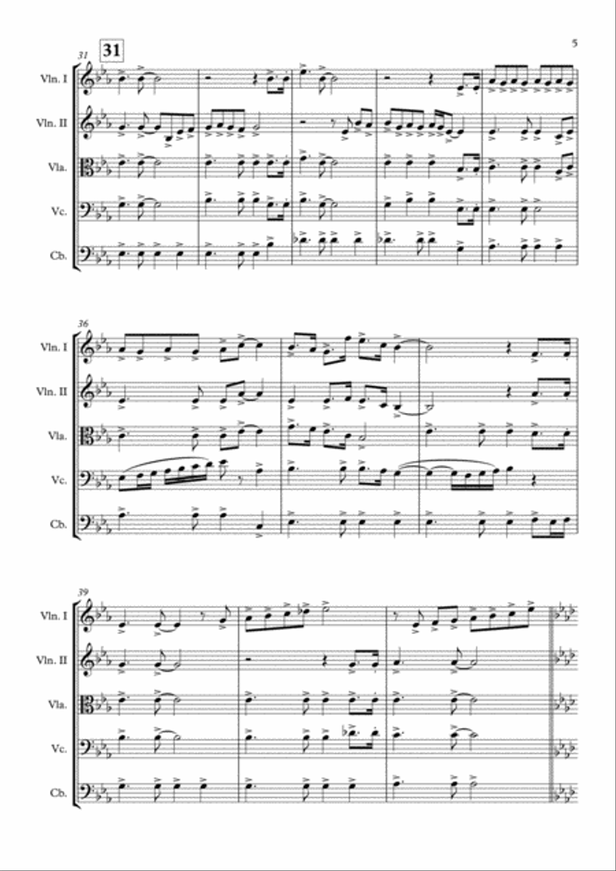 Barcelona String Quintet scores gallery preview page 6