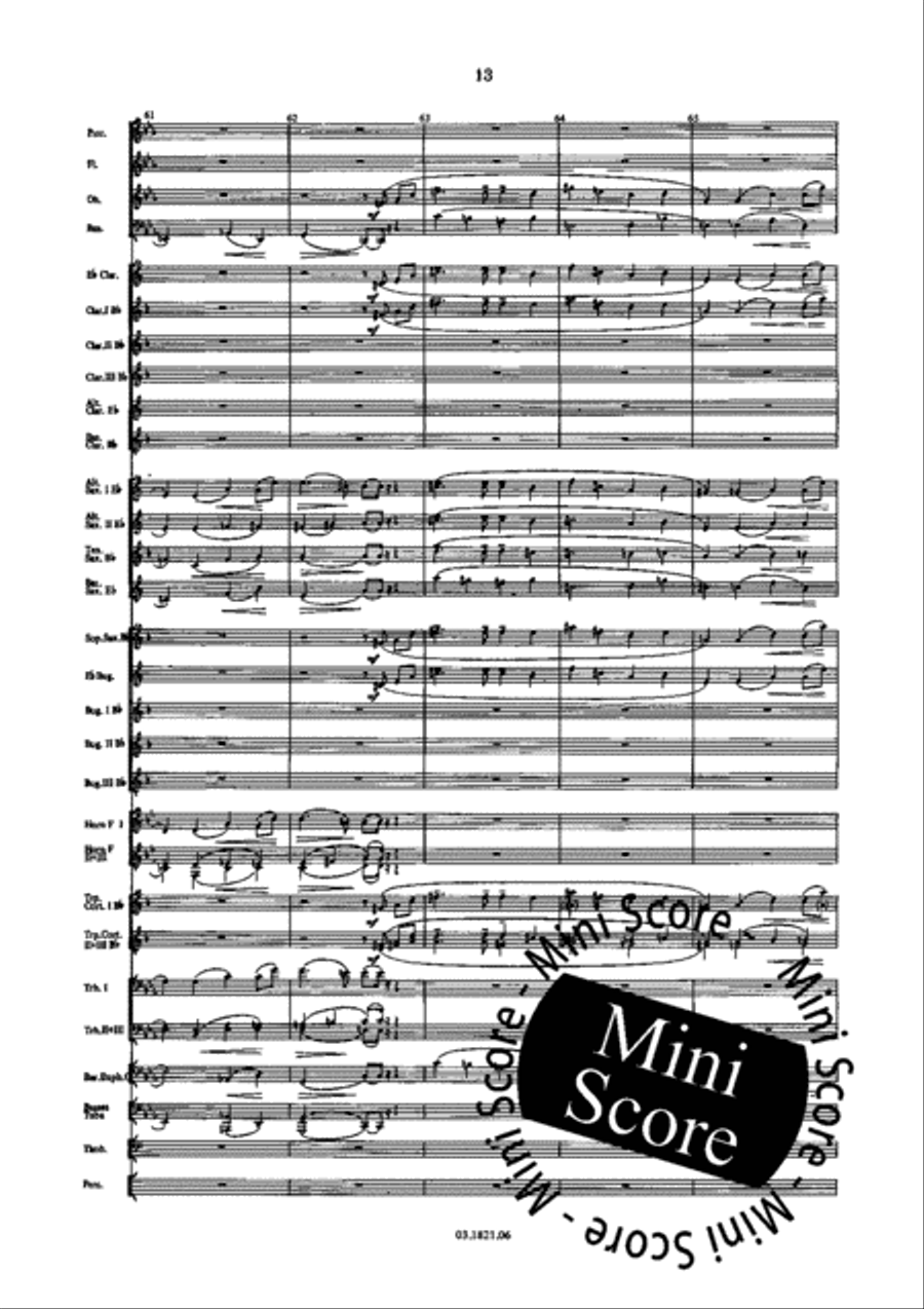 Marche Nuptiale Concert Band scores gallery preview page 15