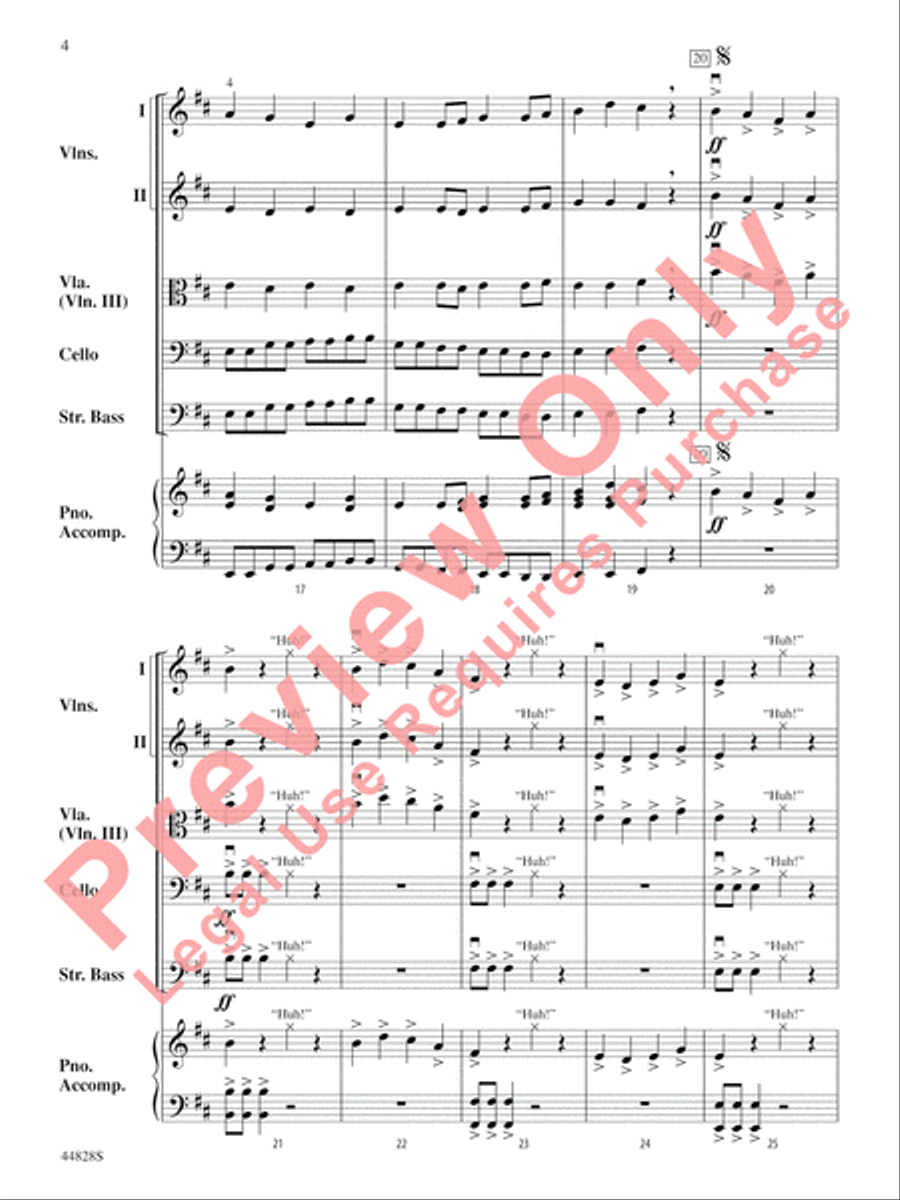 Ninja Ninja String Orchestra scores gallery preview page 5