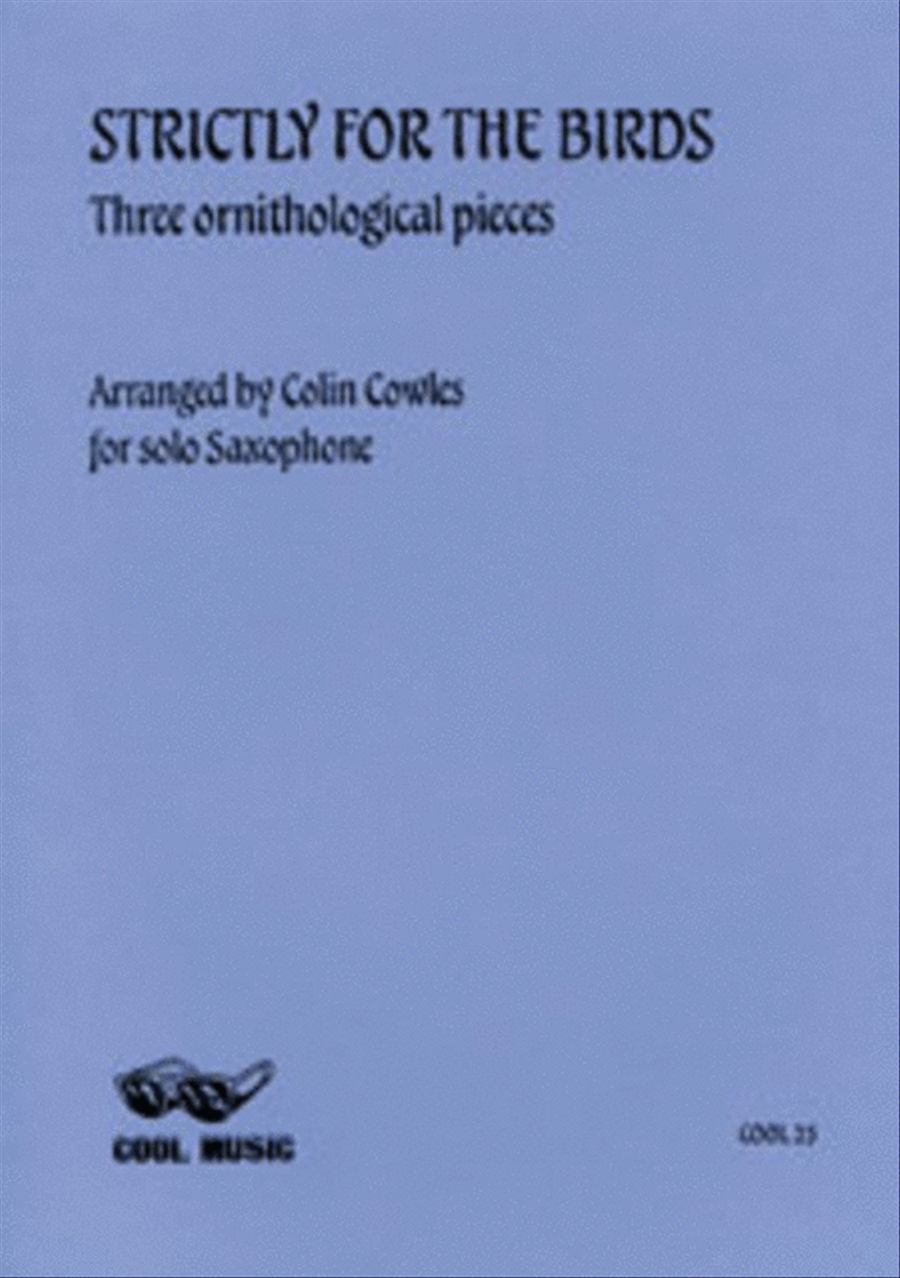 Strictly for the Birds Strictly for the Birds Saxophone Solo scores gallery preview page 1