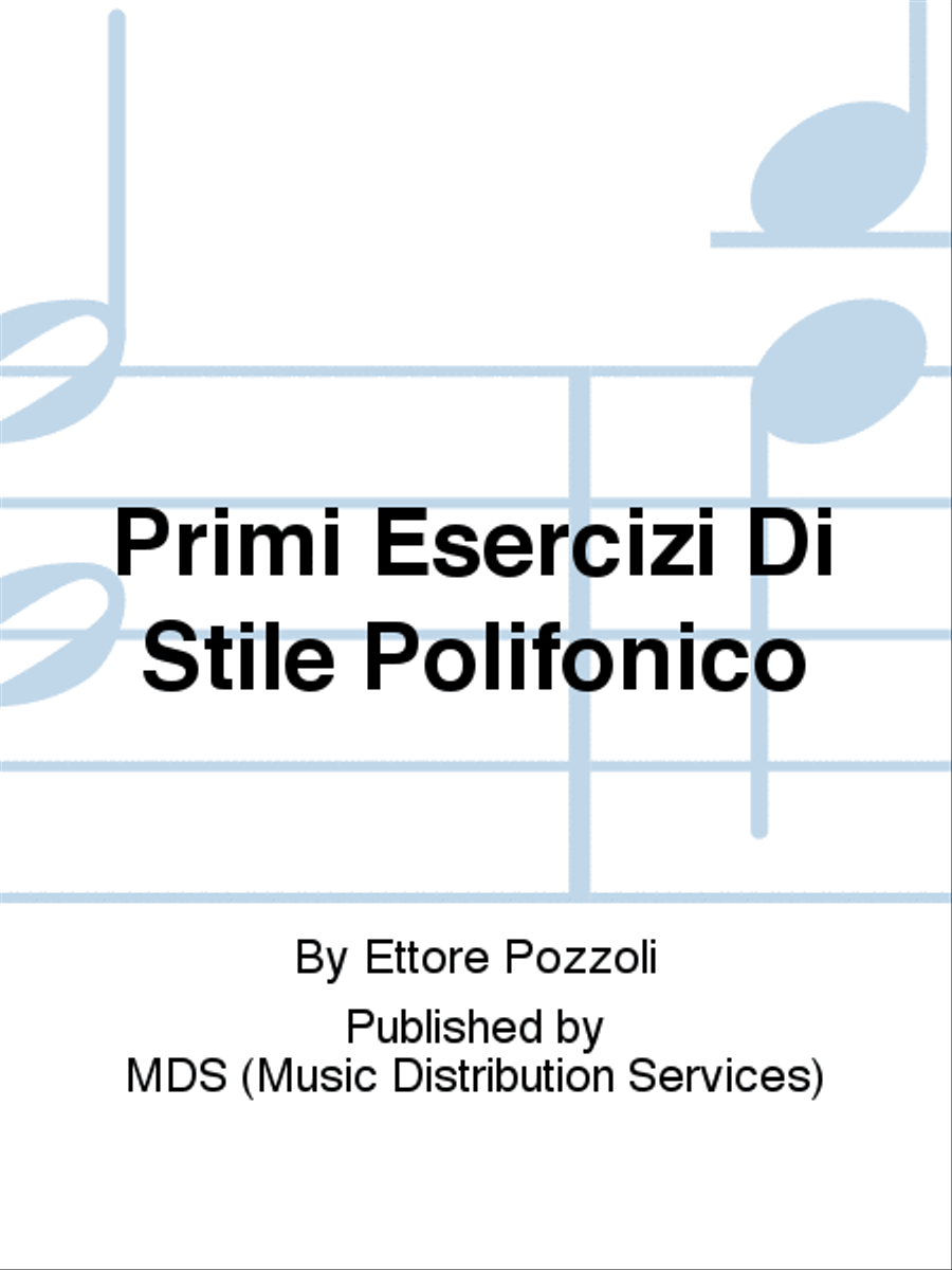 Primi Esercizi Di Stile Polifonico Piano Solo scores gallery preview page 1