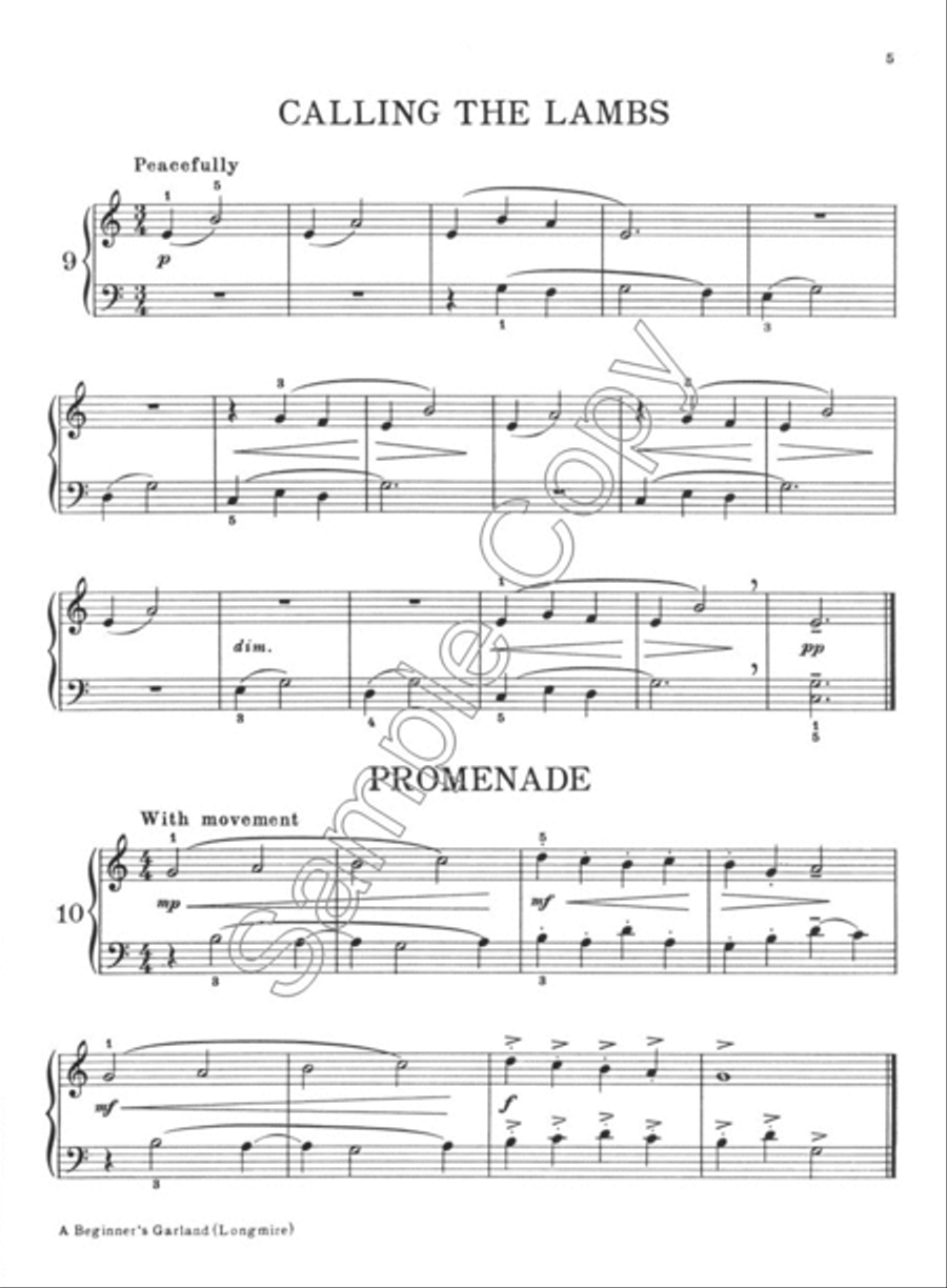 A Beginners Garland Easy Piano scores gallery preview page 3