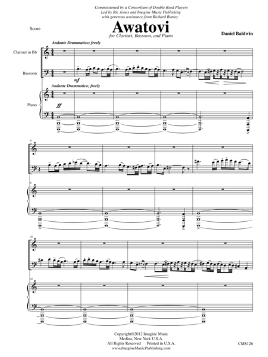 Awatovi Bassoon scores gallery preview page 2