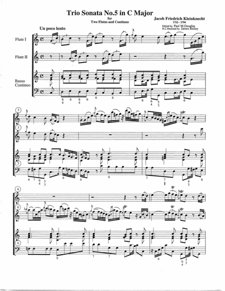 Six Trio Sonatas, Vol. 3