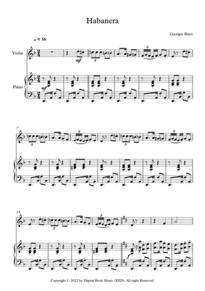 Habanera - Georges Bizet (Violin + Piano)