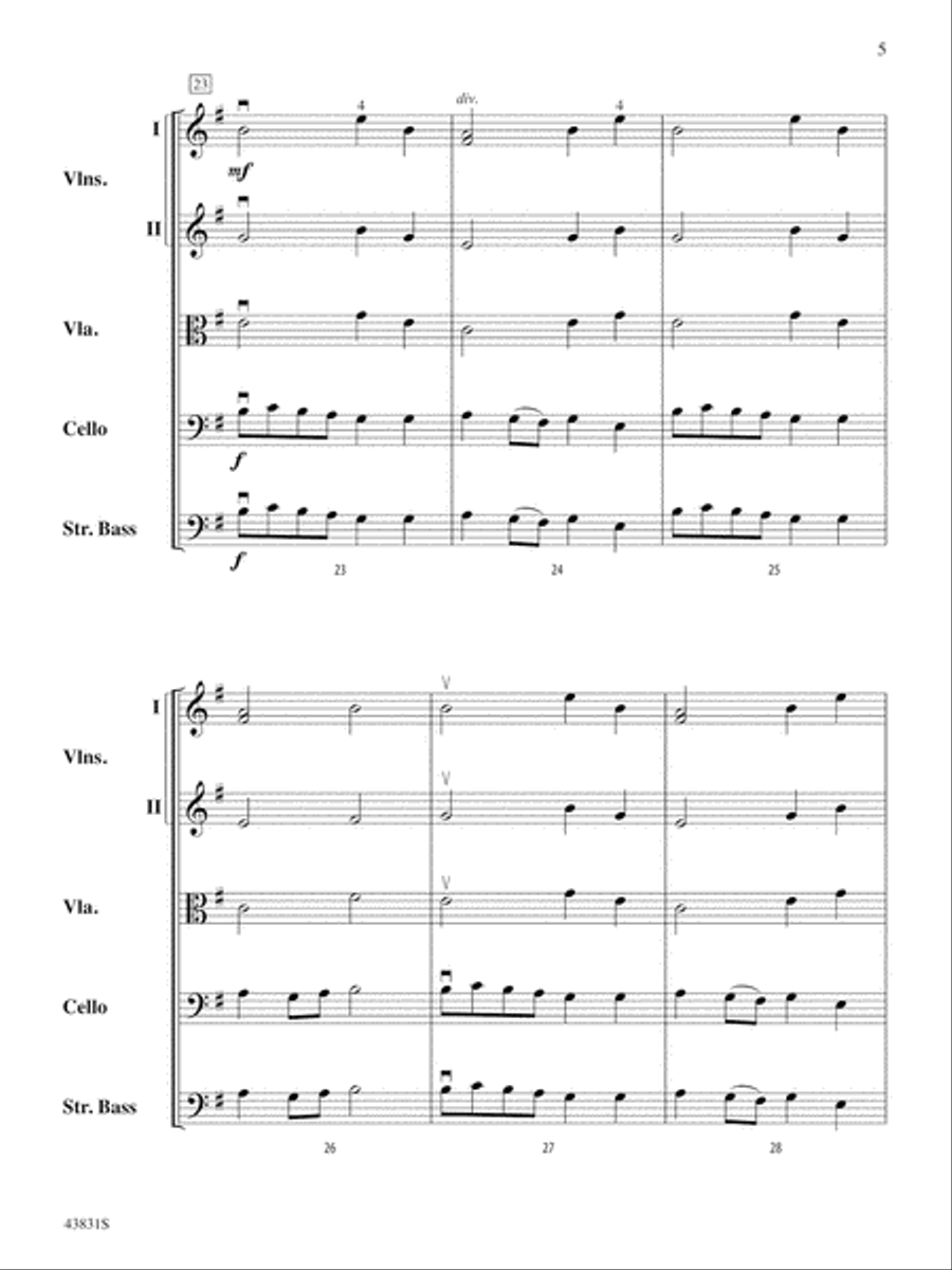 Dinosaur Dig: Score String Orchestra scores gallery preview page 5