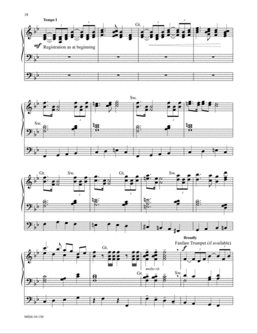 Three Christmas Preludes, Set 2 Organ scores gallery preview page 12