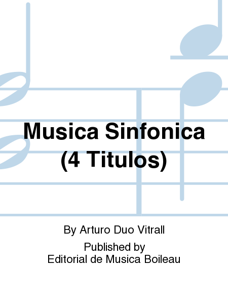 Musica Sinfonica (4 Titulos)
