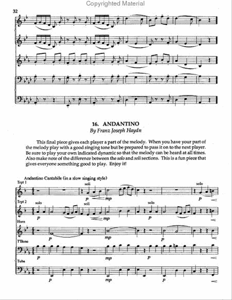 Progressive Brass Quintet Brass Quintet scores gallery preview page 14