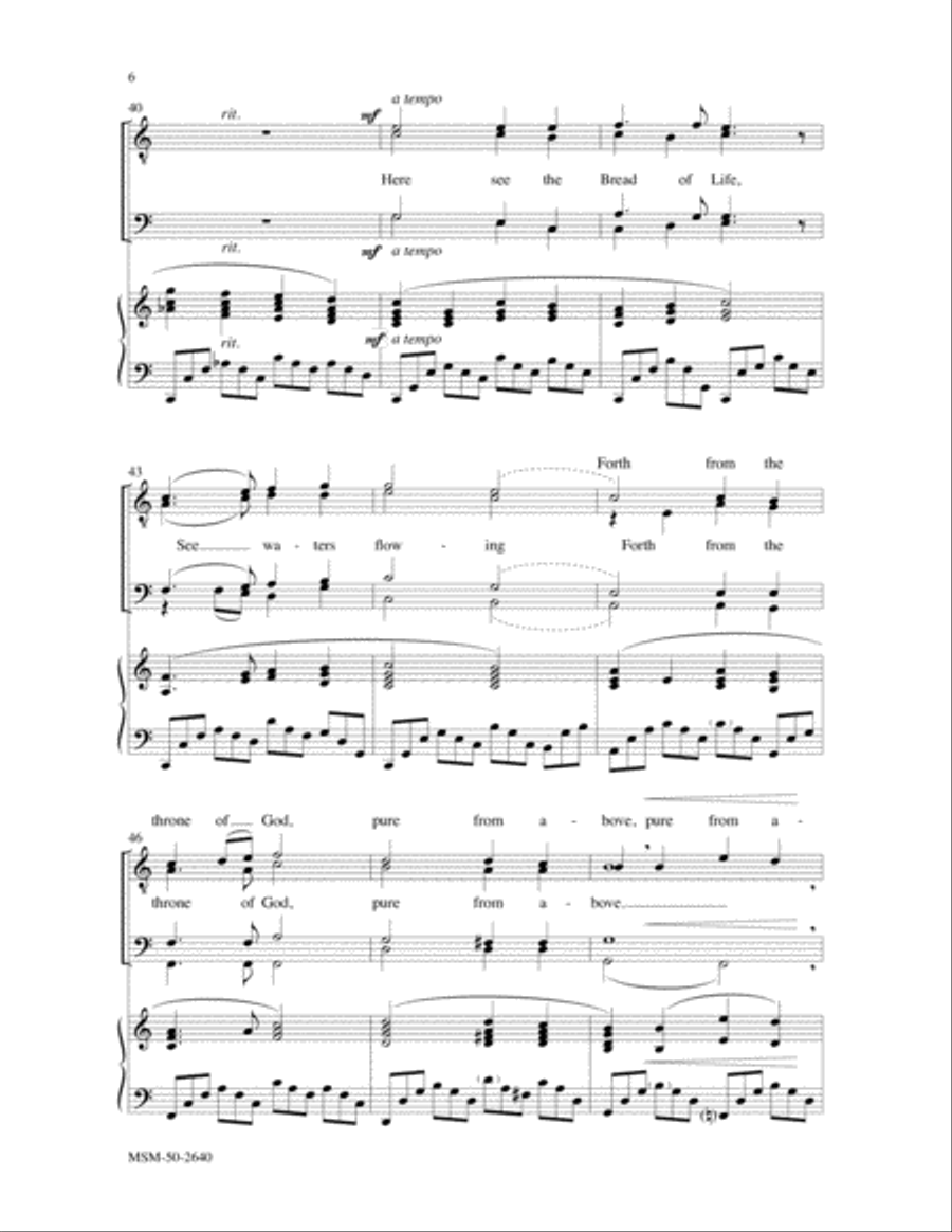 Come, Ye Disconsolate TTBB scores gallery preview page 4