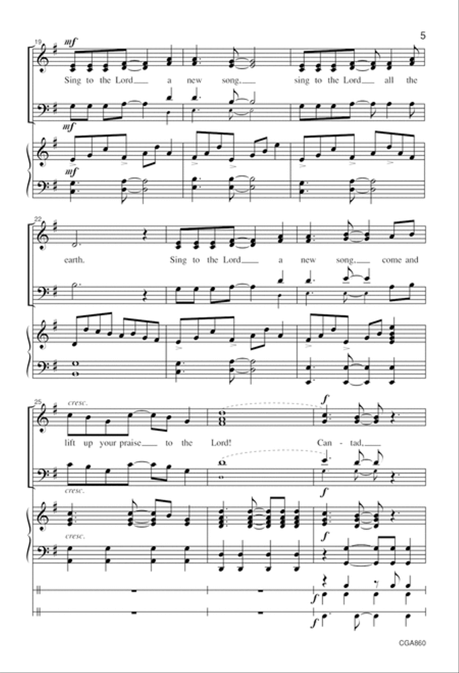 Cantad 4-Part scores gallery preview page 5