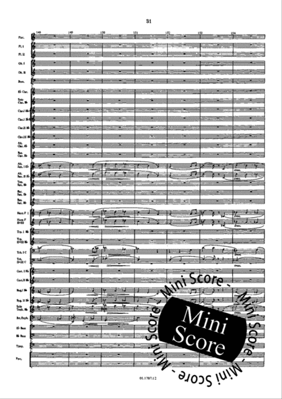 Symphonie de l'Eau Concert Band scores gallery preview page 35
