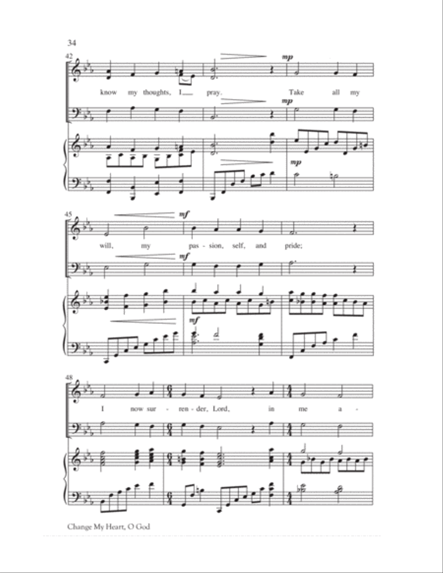 We Remember Calvary (SAB) 3-Part scores gallery preview page 37