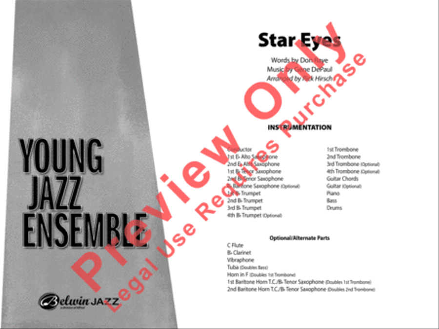 Star Eyes Jazz Ensemble scores gallery preview page 2