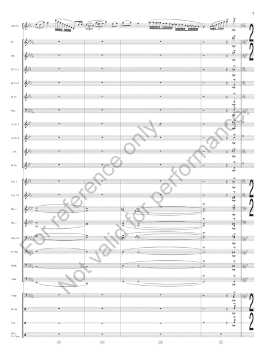 Dark Eyes Dark Eyes Concert Band scores gallery preview page 8