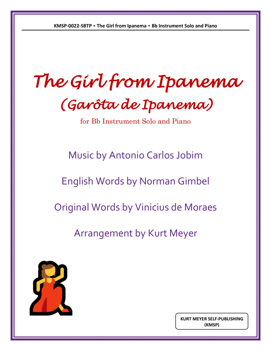 The Girl From Ipanema (garôta De Ipanema) Piano scores gallery preview page 1