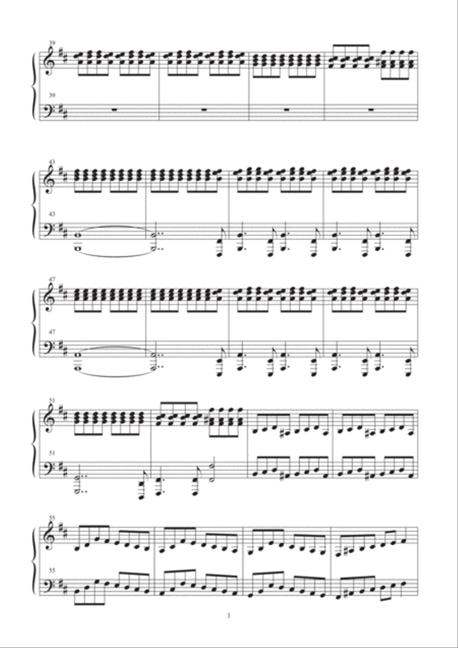 Sinfonia Per Un Addio Piano Solo scores gallery preview page 3