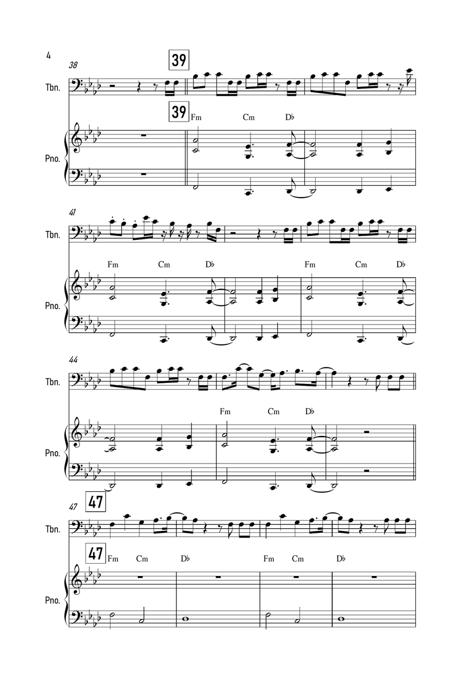 Snelle Maan Piano scores gallery preview page 4
